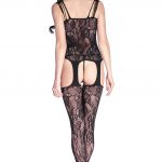 Bouquet Lace Suspender Body Stockings LC79560 3