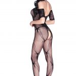 Open Crotch Spider Crawl Body Stockings LC79446 4