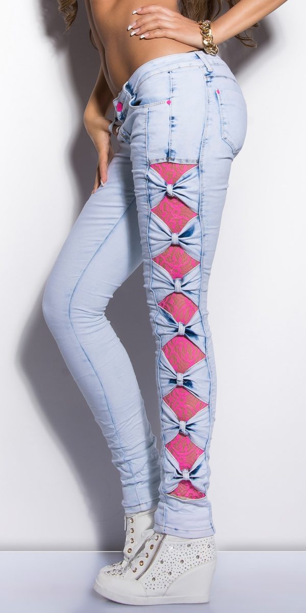 ooKouCka skinny jeans with lace Color JEANSBLUE Size 36 0000K600 155 JEANSBLAU 14 Copy