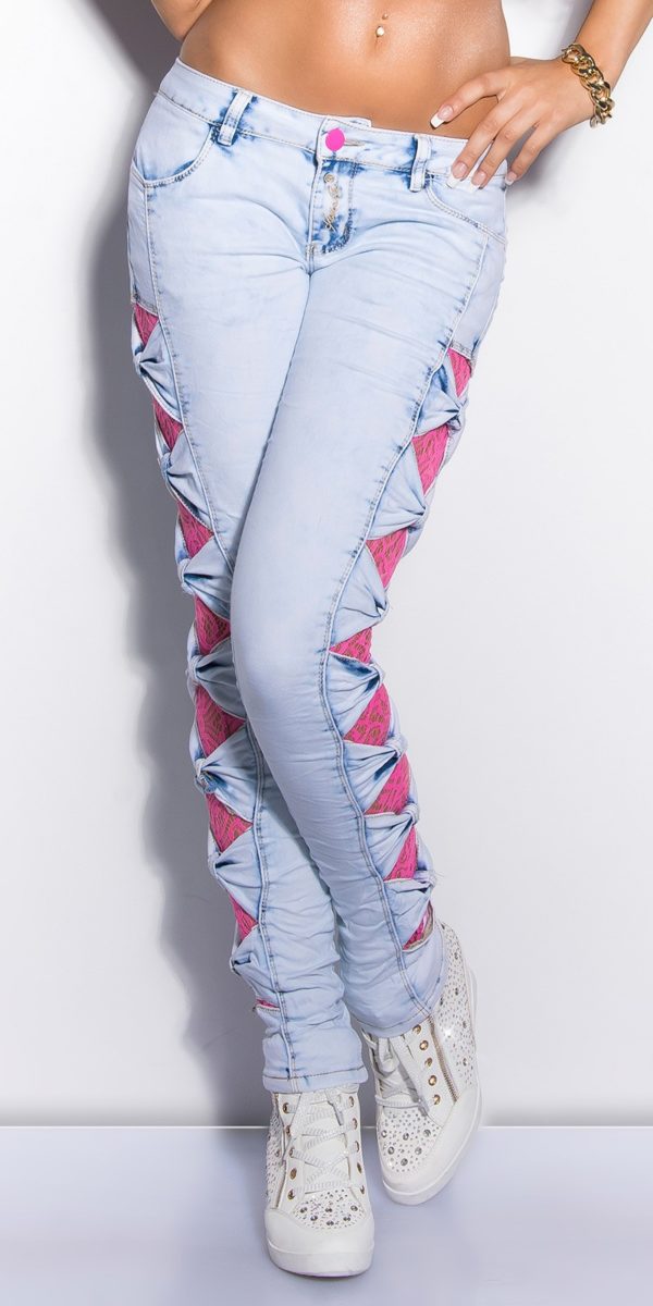 ooKouCka skinny jeans with lace Color JEANSBLUE Size 36 0000K600 155 JEANSBLAU 3 Copy