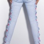 ooKouCka skinny jeans with lace Color JEANSBLUE Size 36 0000K600 155 JEANSBLAU 4