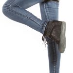 ooKouCla skinny jeans with leather look Color JEANSBLUE Size 36 0000K600 212 JEANSBLAU 5