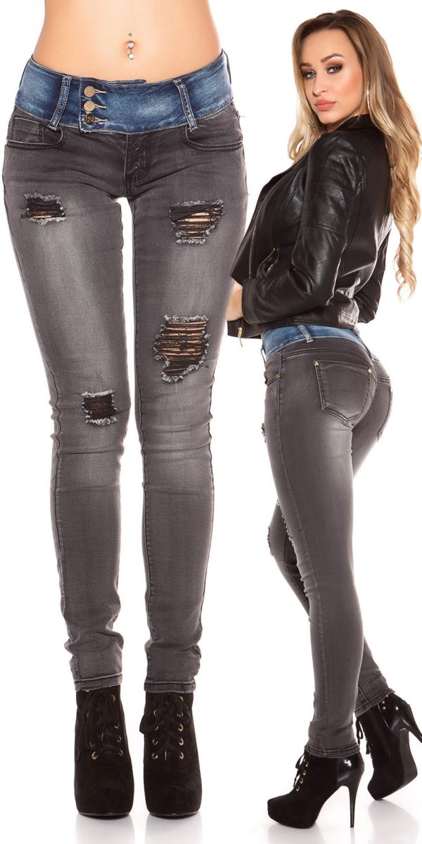 ooKoucla skinny jeans usedlook blueblack Color JEANSBLACK Size 36 0000K600 280 JEANSSCHWARZ 16