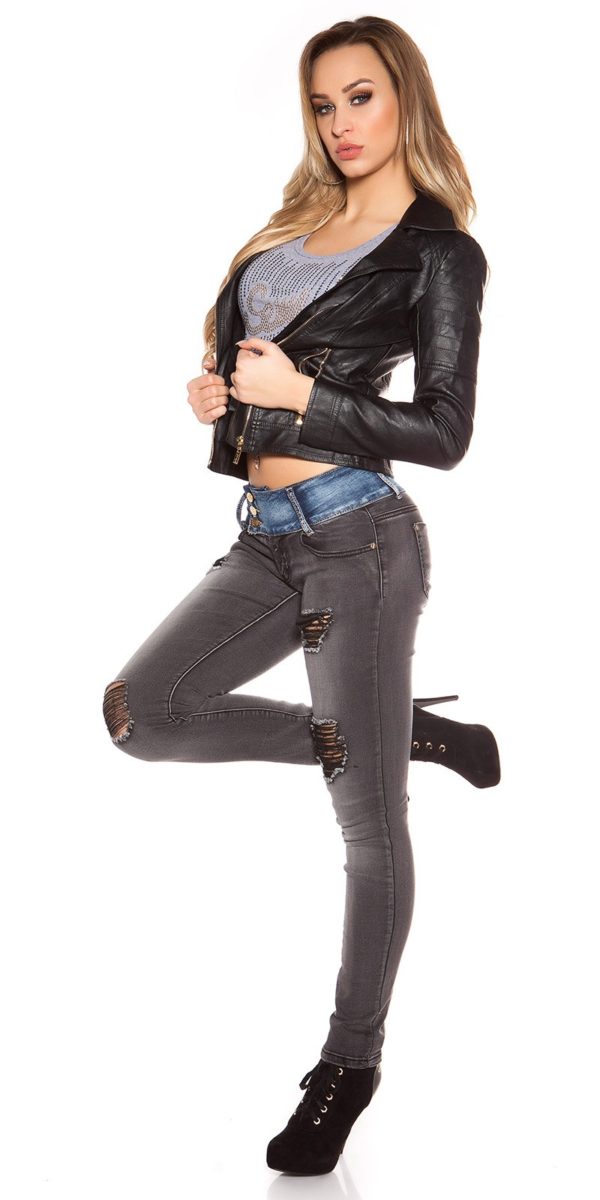 ooKoucla skinny jeans usedlook blueblack Color JEANSBLACK Size 36 0000K600 280 JEANSSCHWARZ 27