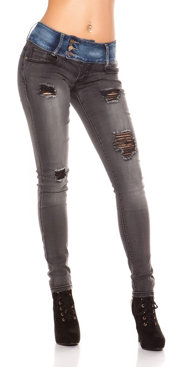 ooKoucla skinny jeans usedlook blueblack Color JEANSBLACK Size 36 0000K600 280 JEANSSCHWARZ 29