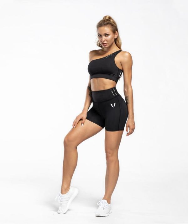 Fitness šortky HONEYPEACH čierne